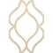 Ekena Millwork 31 16W x 46 34H x 38T Small Villarreal Decorative Fretwork Wood Ceiling Panels, Birch CELW31X47X0375VILBI - alternate 2